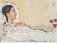Valentine Gode Darel Im Krankenbett 1914 By Ferdinand Hodler Fine Art Print