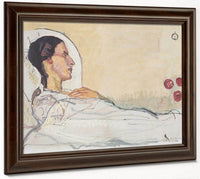 Valentine Gode Darel Im Krankenbett 1914 By Ferdinand Hodler Fine Art Print