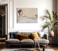 Valentine Gode Darel Im Krankenbett 1914 By Ferdinand Hodler Fine Art Print