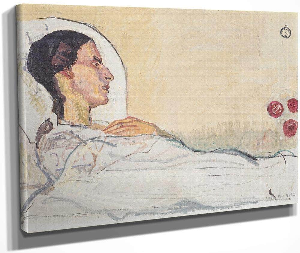 Valentine Gode Darel Im Krankenbett 1914 By Ferdinand Hodler Fine Art Print