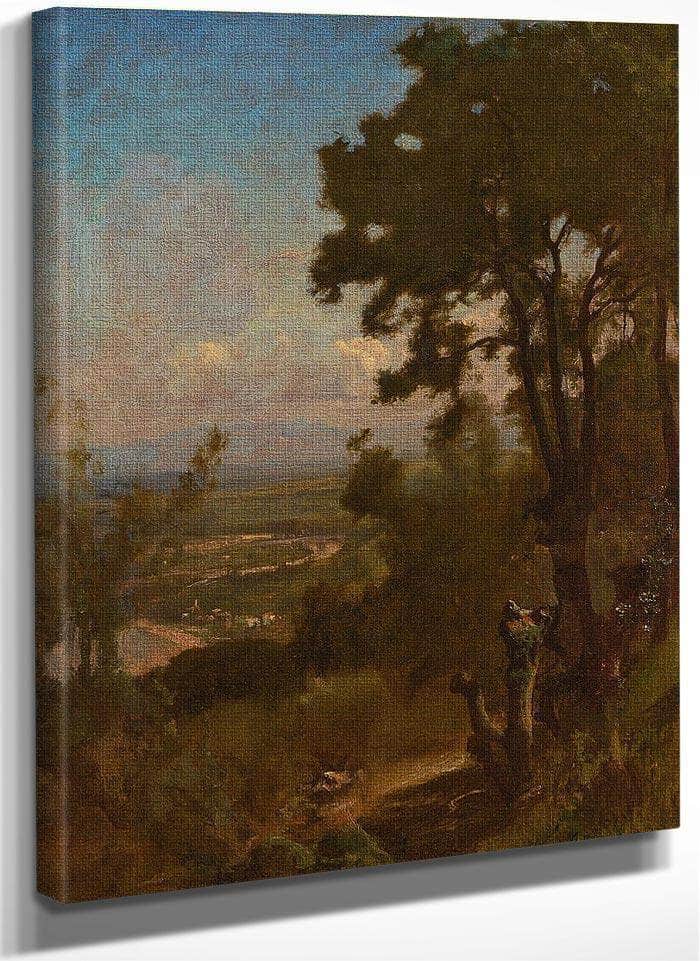 Valley Near Perugia By George Inness Fine Art Print