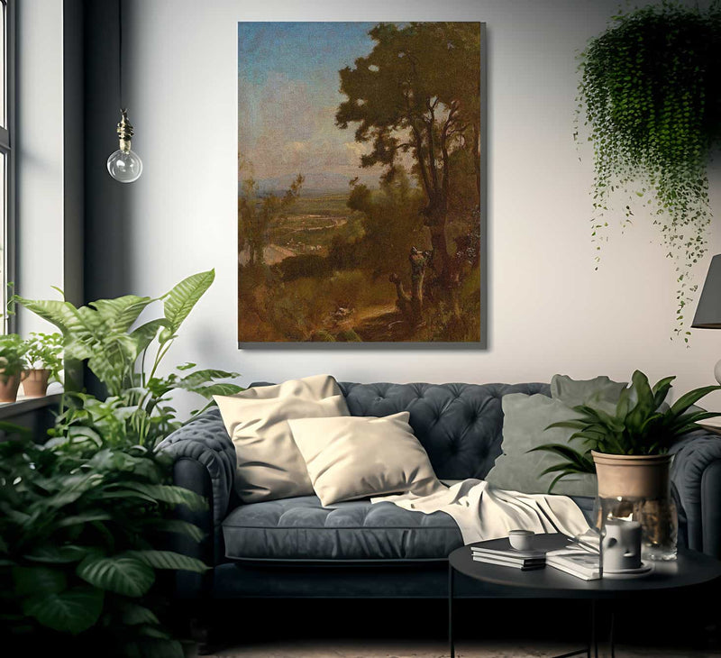 Valley Near Perugia By George Inness Fine Art Print