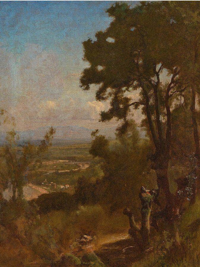 Valley Near Perugia By George Inness Fine Art Print