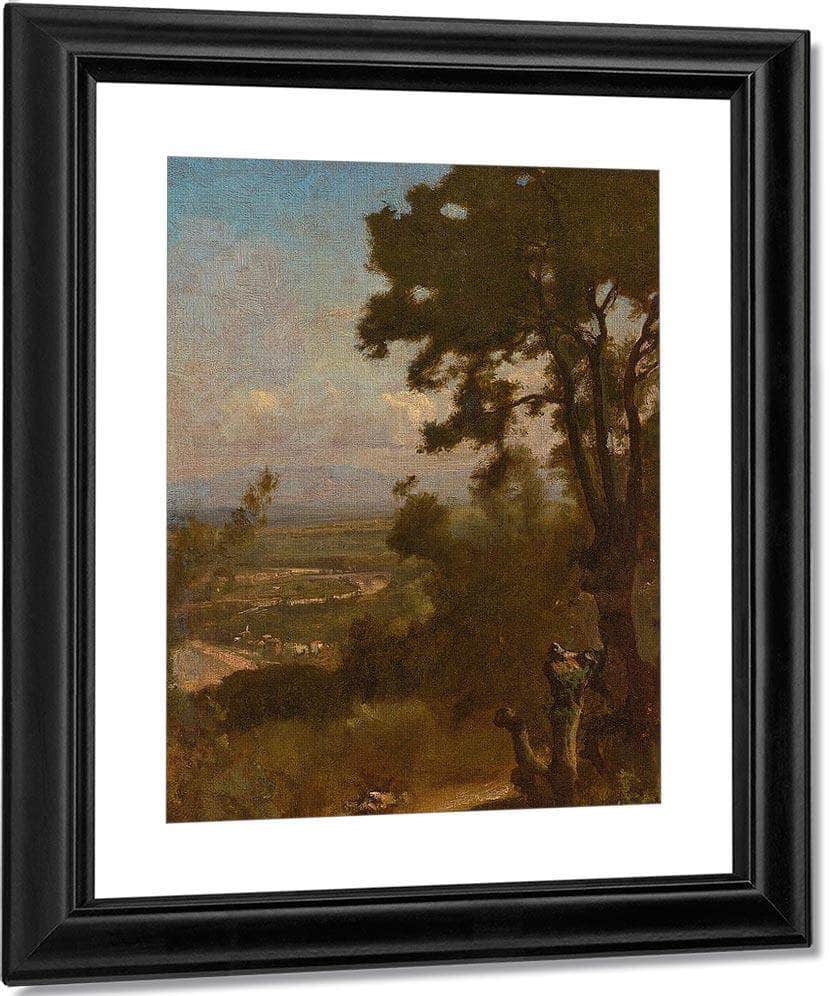 Valley Near Perugia By George Inness Fine Art Print
