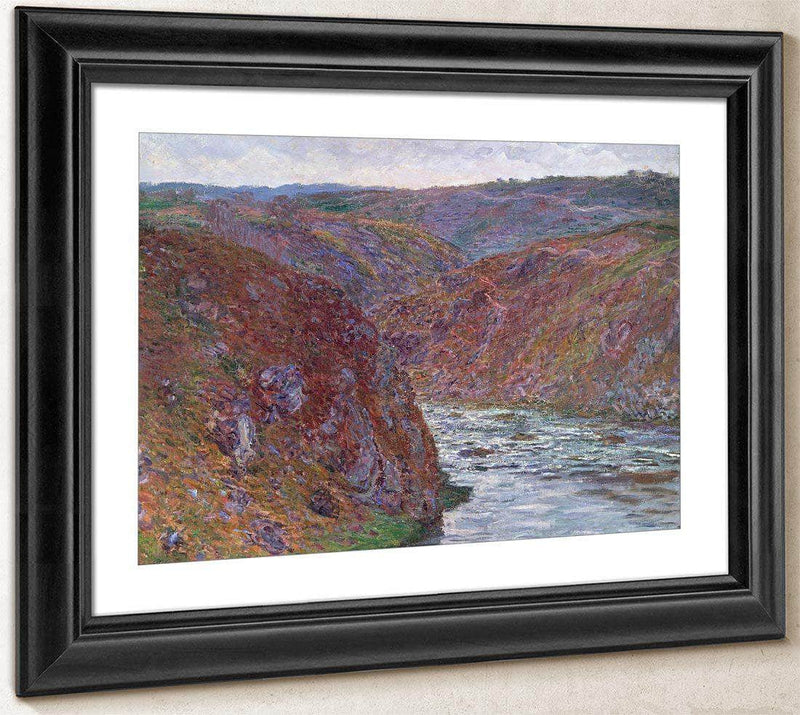 Valley Of The Creuse (Gray Day) By Monet Claude Fine Art Print