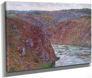 Valley Of The Creuse (Gray Day) By Monet Claude Fine Art Print
