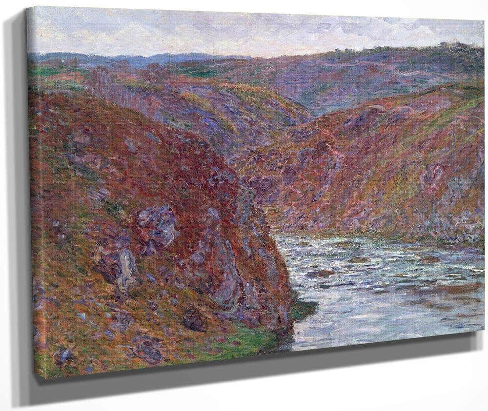 Valley Of The Creuse (Gray Day) By Monet Claude Fine Art Print