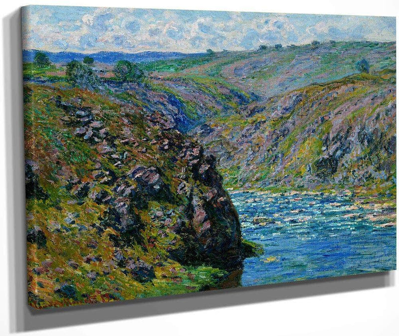 Valley Of The Creuse (Sunlight Effect) By Monet Claude Fine Art Print