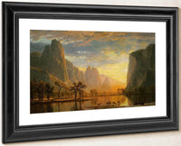 Valley Of The Yosemite By Albert Bierstadt Fine Art Print