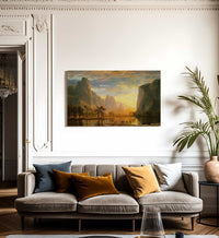 Valley Of The Yosemite By Albert Bierstadt Fine Art Print