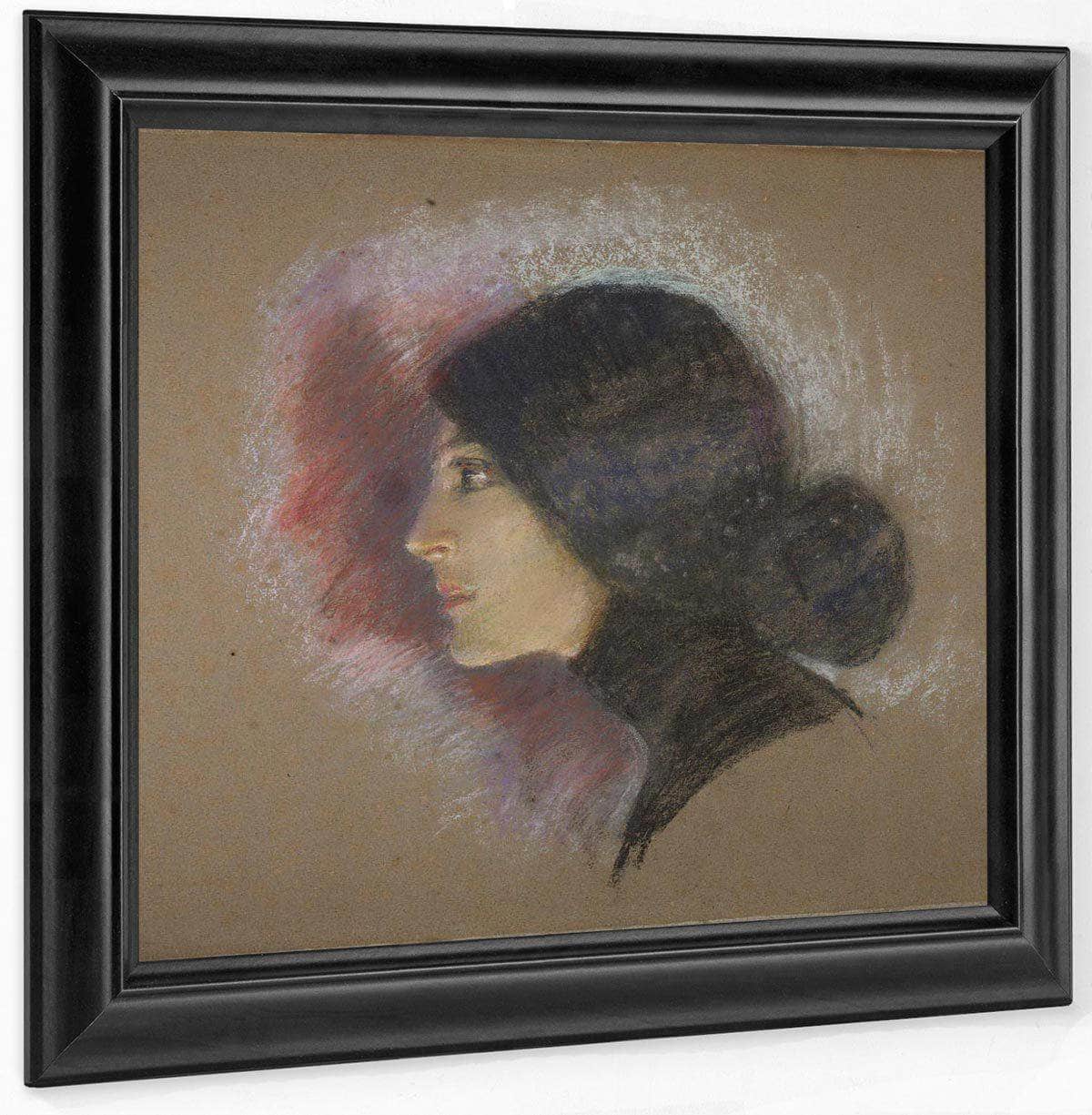 Vamp Of 1900 (Lottie Stein) By Alice Pike Barney Fine Art Print
