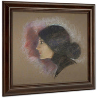 Vamp Of 1900 (Lottie Stein) By Alice Pike Barney Fine Art Print