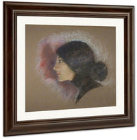 Vamp Of 1900 (Lottie Stein) By Alice Pike Barney Fine Art Print