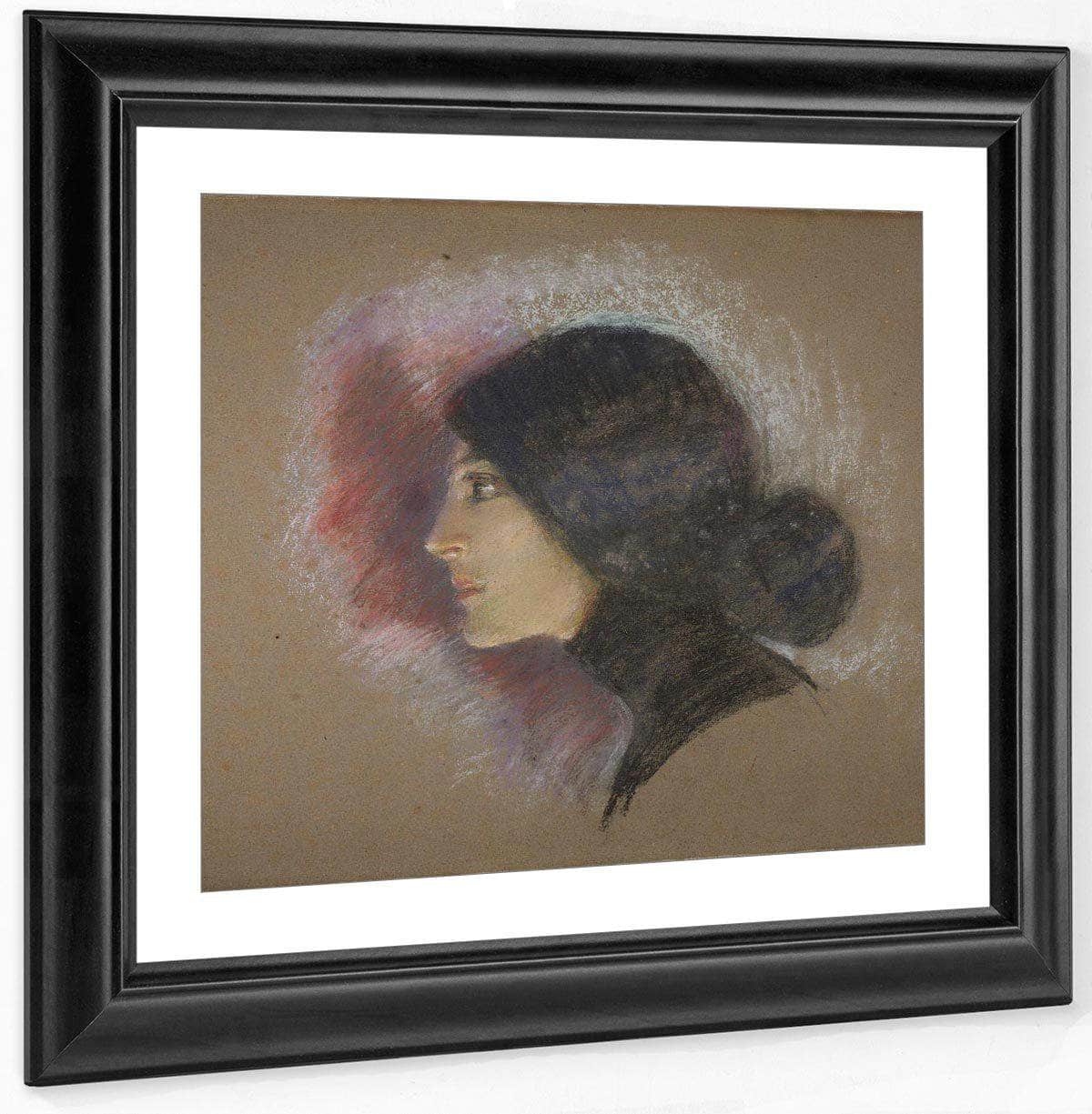 Vamp Of 1900 (Lottie Stein) By Alice Pike Barney Fine Art Print