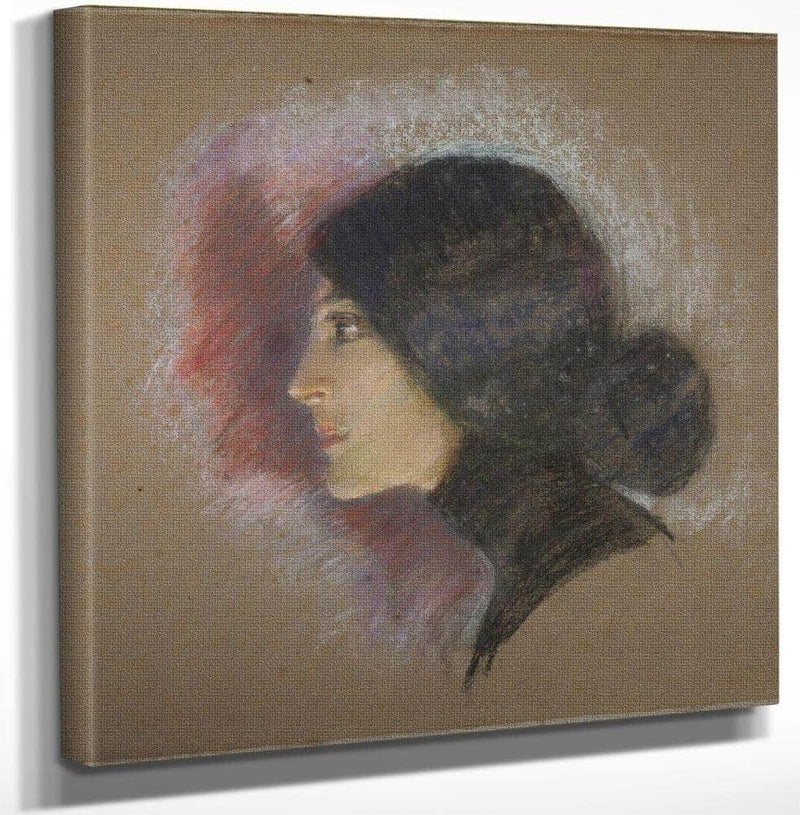 Vamp Of 1900 (Lottie Stein) By Alice Pike Barney Fine Art Print