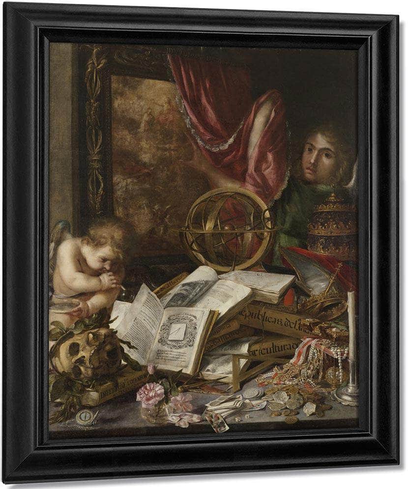 Vanitas By Juan De Valdes Leal Fine Art Print
