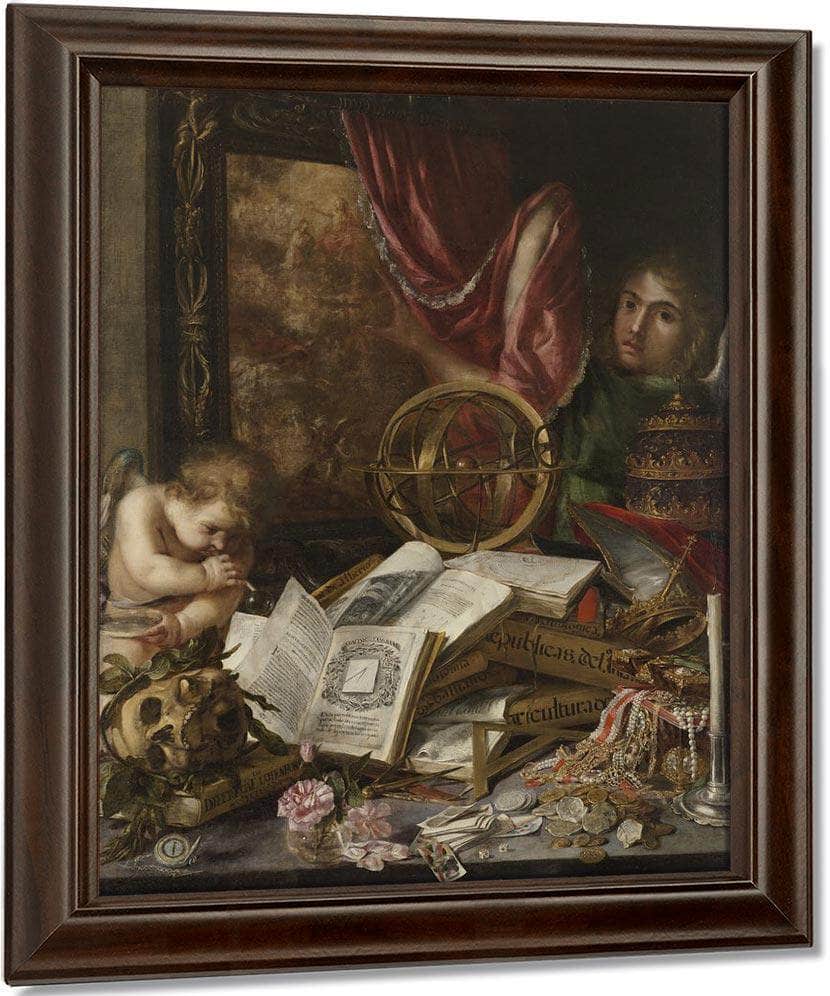 Vanitas By Juan De Valdes Leal Fine Art Print