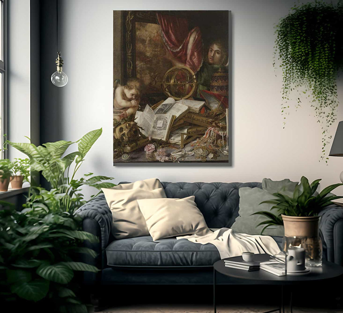 Vanitas By Juan De Valdes Leal Fine Art Print
