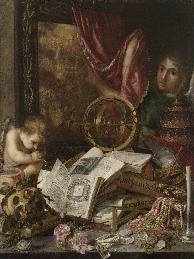 Vanitas By Juan De Valdes Leal Fine Art Print