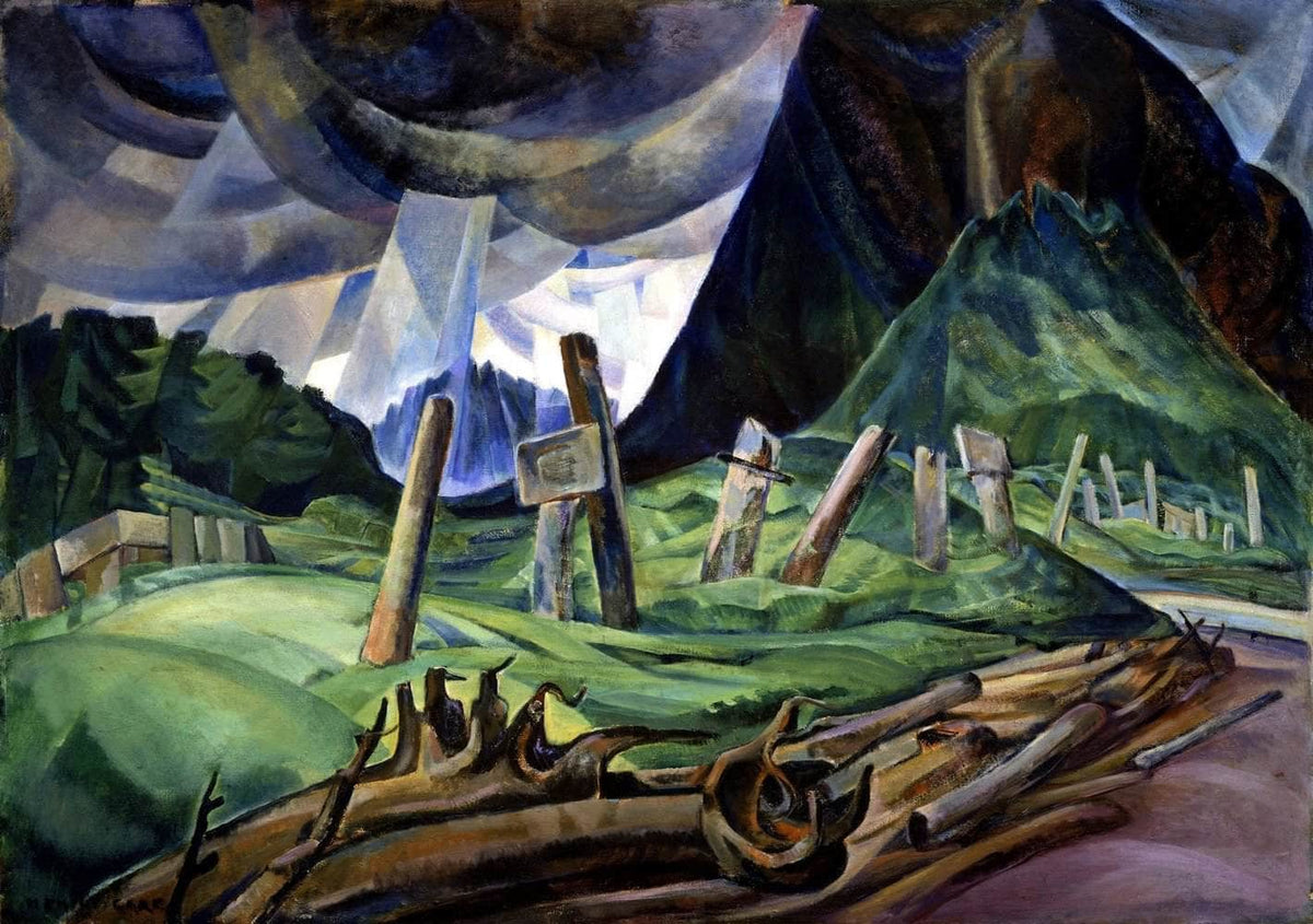 Vanquished Painting Emily Carr Canvas Art Fine Art Print