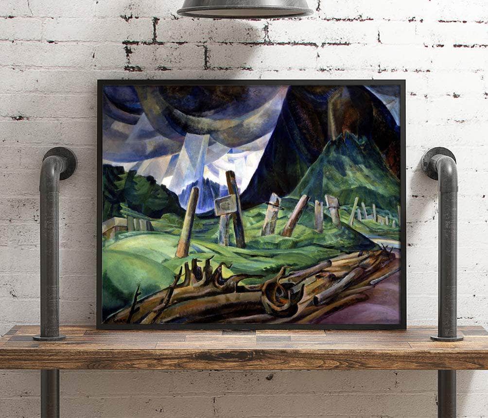 Vanquished Painting Emily Carr Canvas Art Fine Art Print