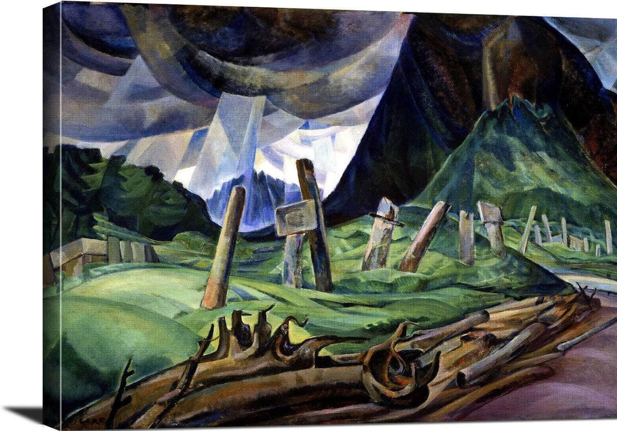 Vanquished Painting Emily Carr Canvas Art Fine Art Print