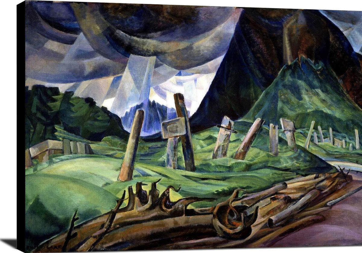 Vanquished Painting Emily Carr Canvas Art Fine Art Print