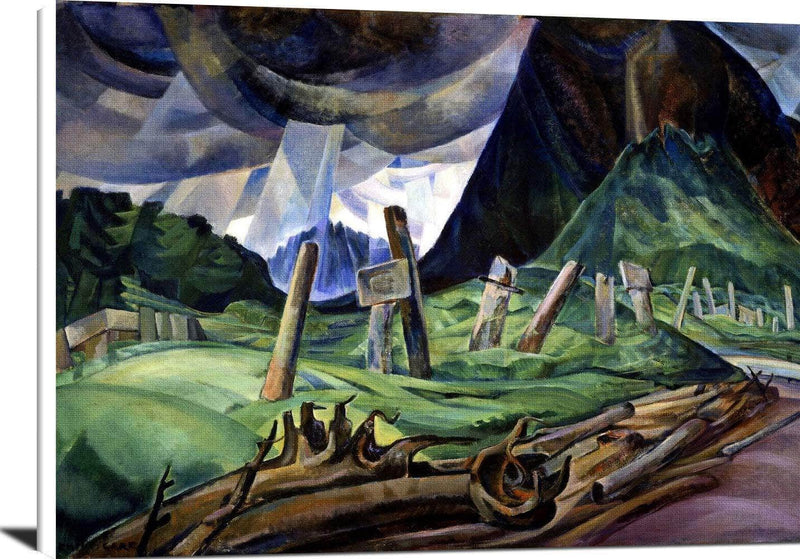Vanquished Painting Emily Carr Canvas Art Fine Art Print