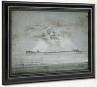 Vardohus Fortress 1870 By Peder Balke Fine Art Print