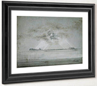 Vardohus Fortress 1870 By Peder Balke Fine Art Print