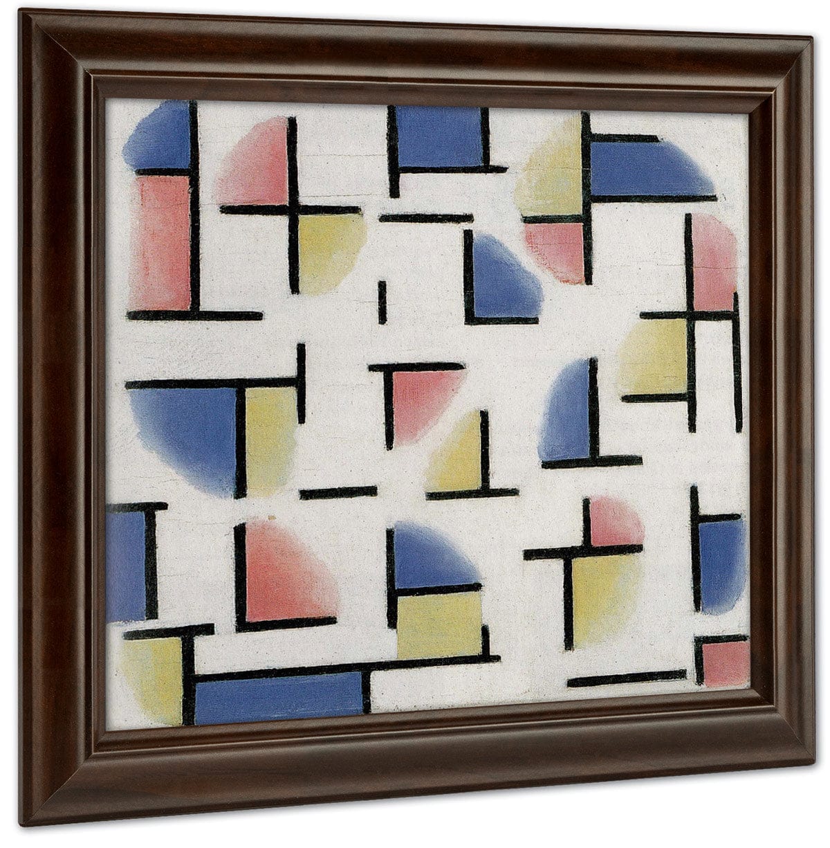 Variation On Composition Xiii 1918 (1) By Theo Van Doesburg Fine Art Print