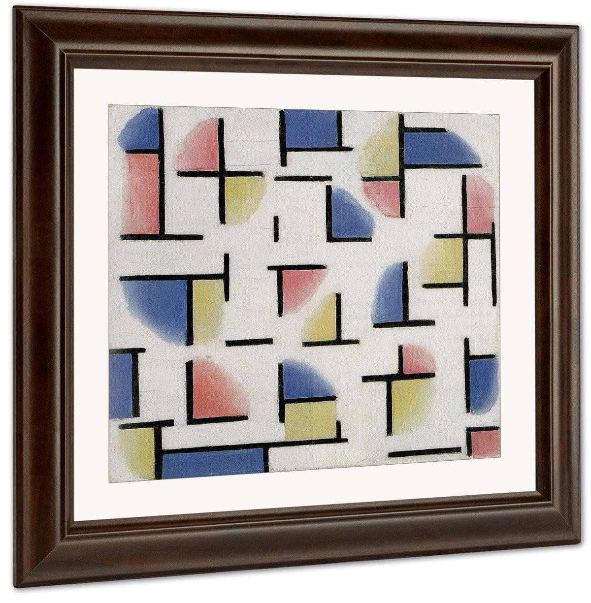 Variation On Composition Xiii 1918 (1) By Theo Van Doesburg Fine Art Print