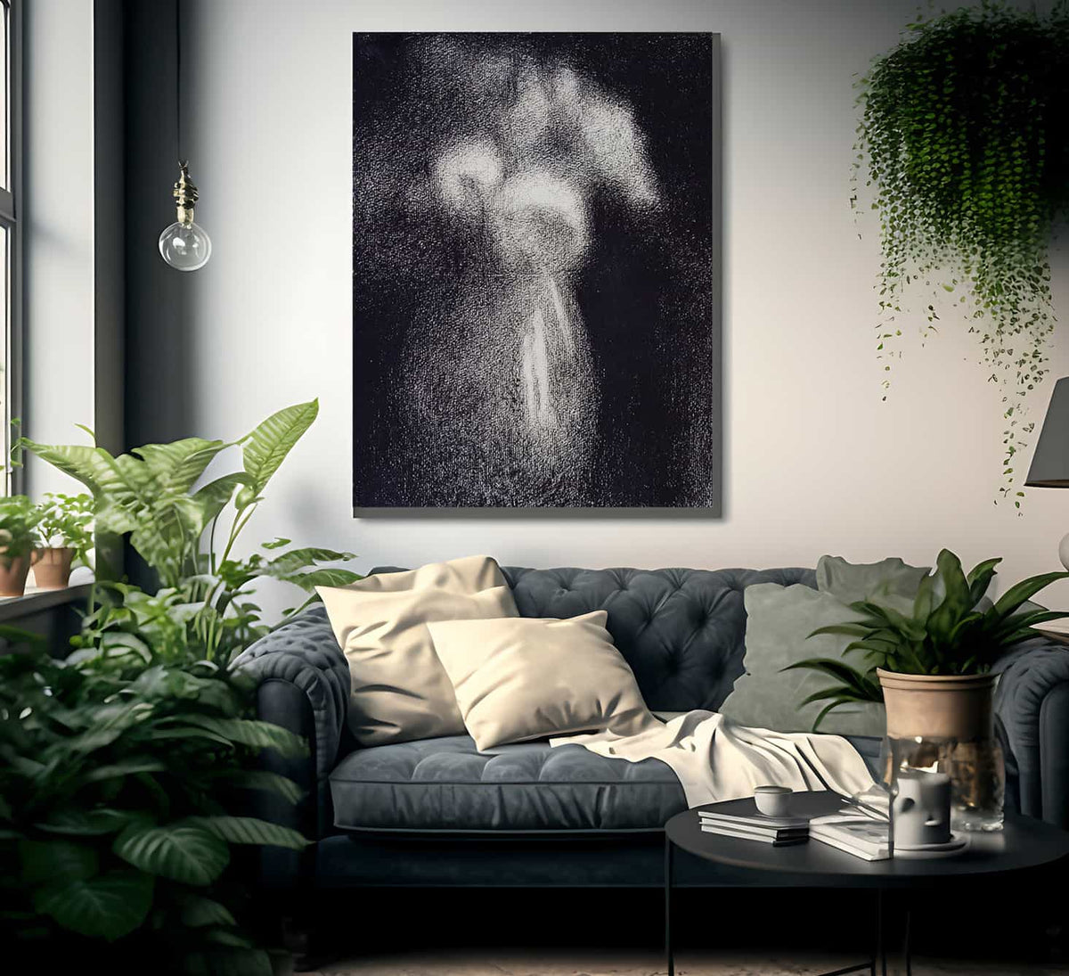 Vase De Fleurs By Georges Pierre Seurat Fine Art Print