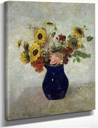 Vase De Fleurs By Odilon Redon Fine Art Print