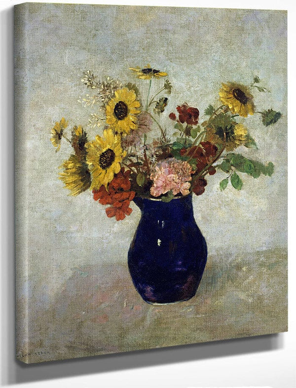 Vase De Fleurs By Odilon Redon Fine Art Print