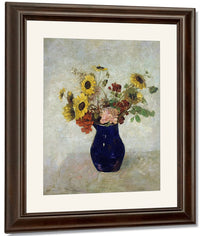 Vase De Fleurs By Odilon Redon Fine Art Print