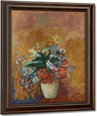 Vase Of Flowers 1 By Odilon Redon Fine Art Print
