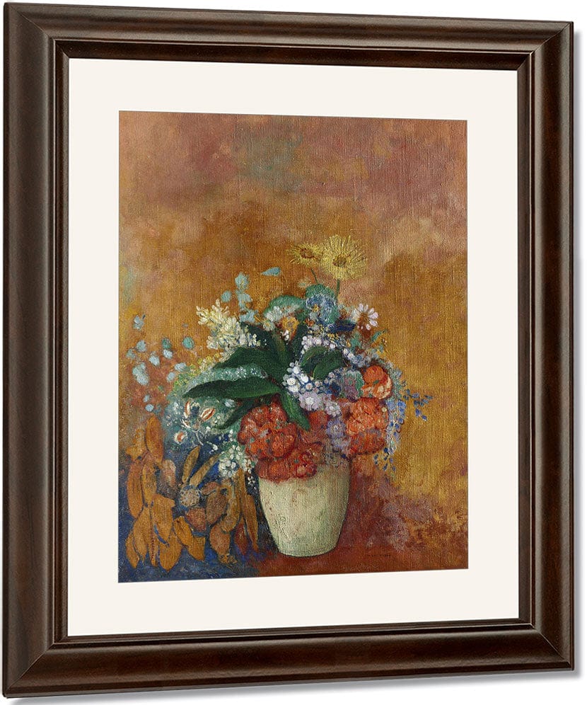 Vase Of Flowers 1 By Odilon Redon Fine Art Print