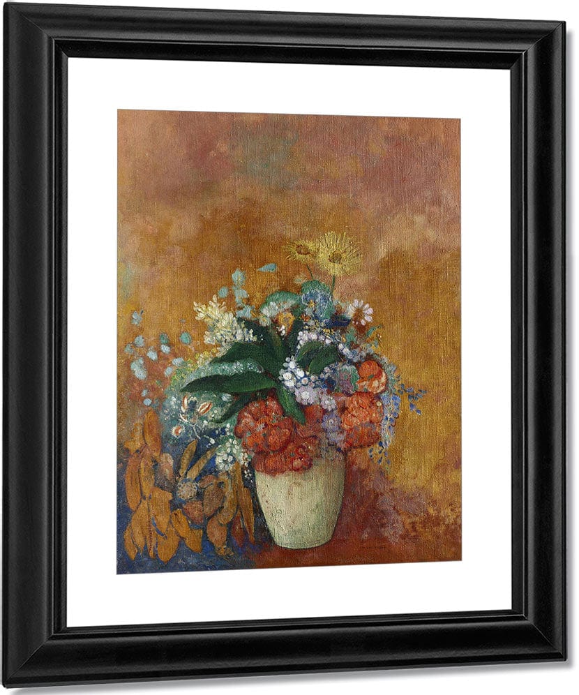 Vase Of Flowers 1 By Odilon Redon Fine Art Print