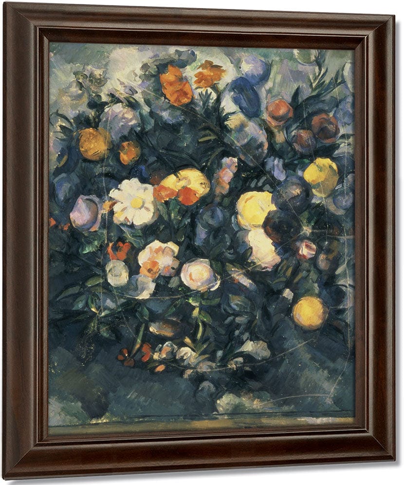 Vase Of Flowers 1 By Paul Cezanne Fine Art Print