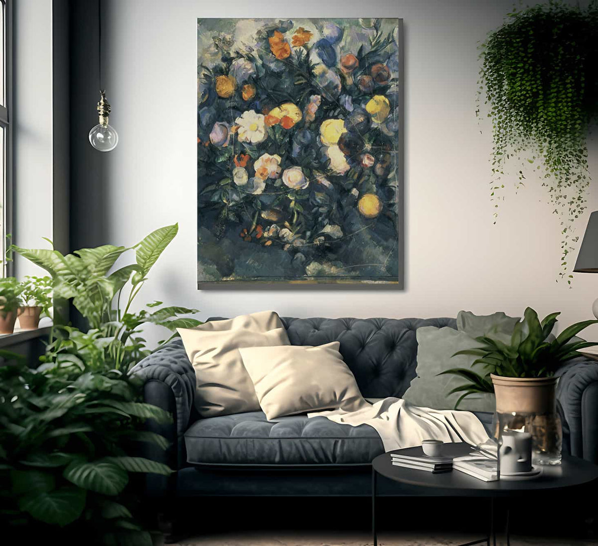 Vase Of Flowers 1 By Paul Cezanne Fine Art Print