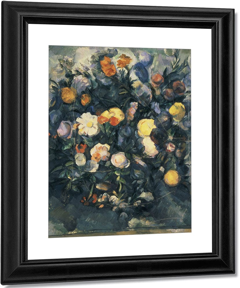 Vase Of Flowers 1 By Paul Cezanne Fine Art Print
