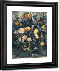 Vase Of Flowers 1 By Paul Cezanne Fine Art Print