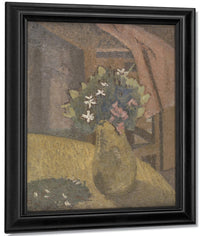 Vase Of Flowers 1918 By Gwendolen Mary John Fine Art Print
