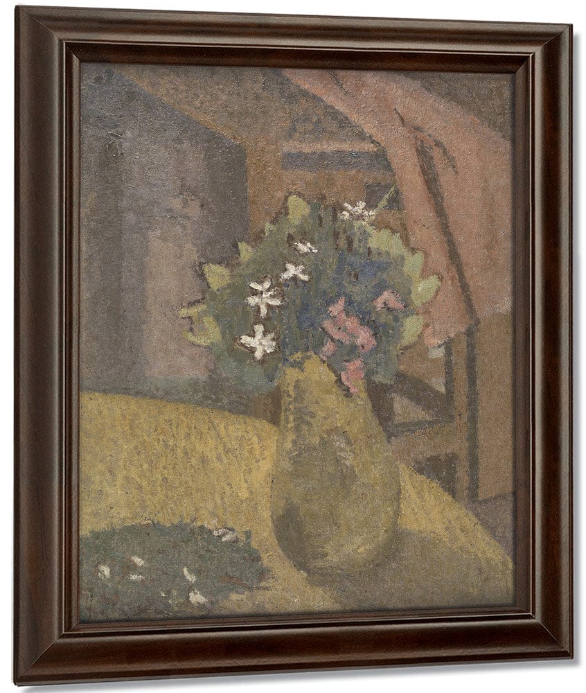 Vase Of Flowers 1918 By Gwendolen Mary John Fine Art Print