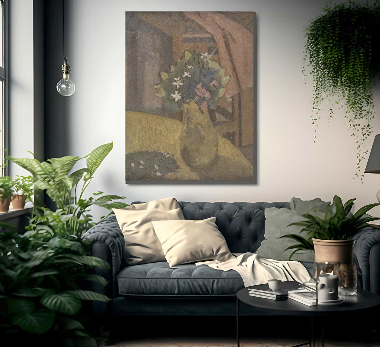 Vase Of Flowers 1918 By Gwendolen Mary John Fine Art Print