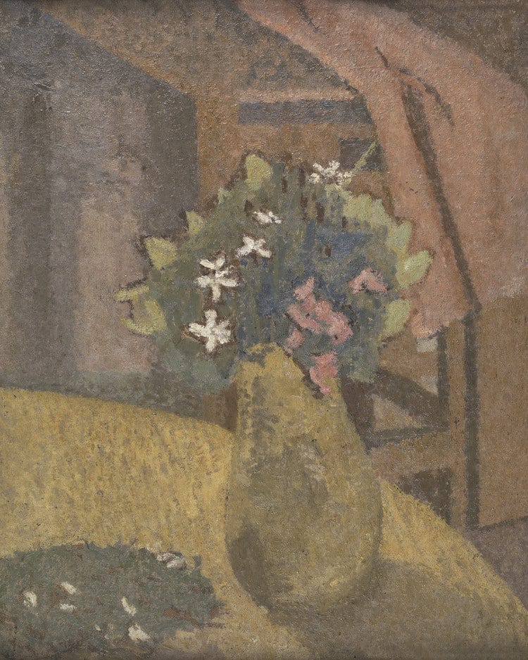 Vase Of Flowers 1918 By Gwendolen Mary John Fine Art Print