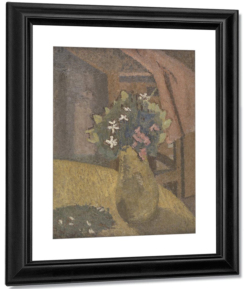 Vase Of Flowers 1918 By Gwendolen Mary John Fine Art Print
