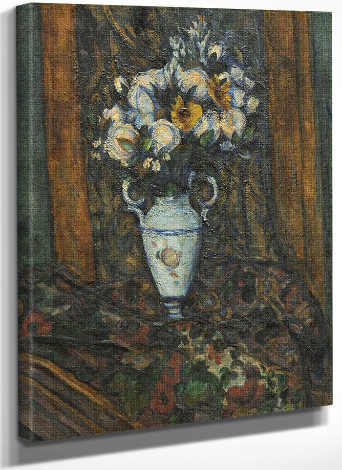 Vase Of Flowers 2 By Paul Cezanne Fine Art Print