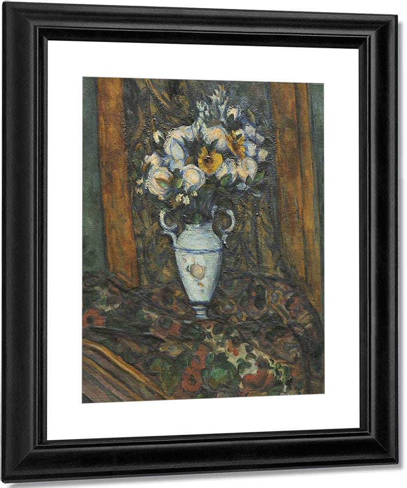 Vase Of Flowers 2 By Paul Cezanne Fine Art Print